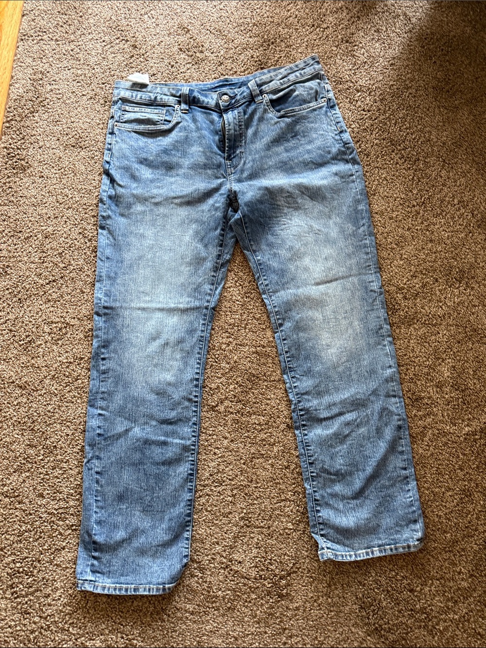 BUFFALO Men's Light Blue Denim Jeans 36x32